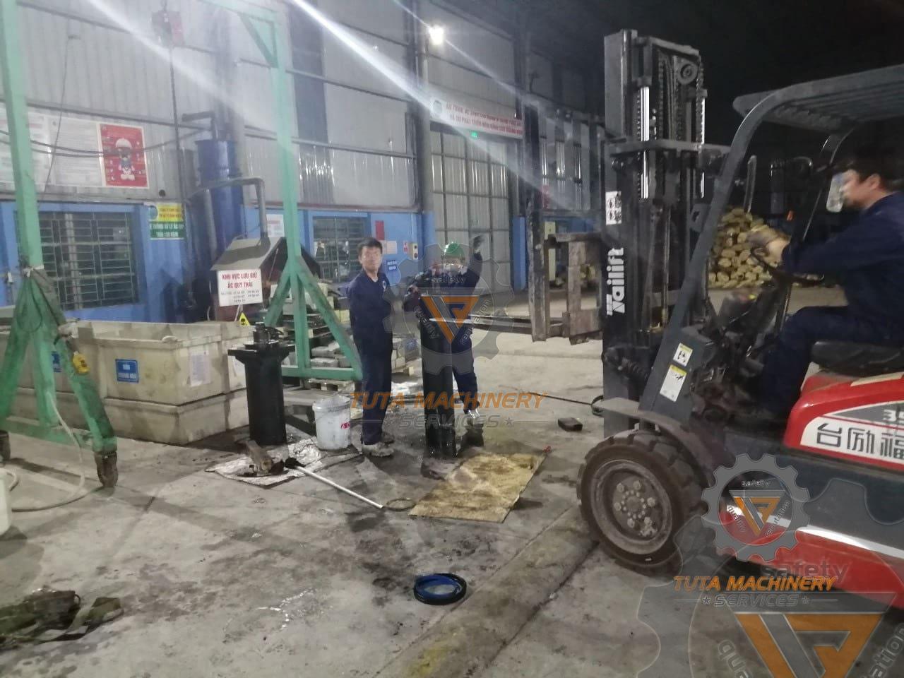 Dịch vụ sửa chữa, bảo dưỡng máy móc, thiết bị thủy lực